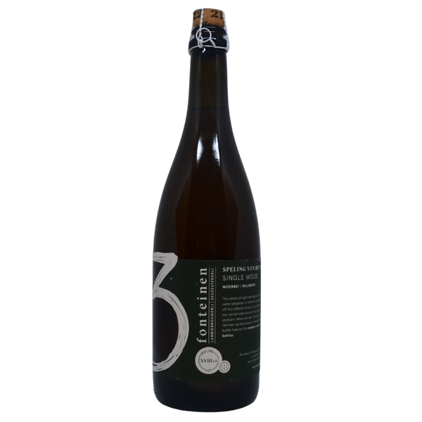 Brouwerij 3 Fonteinen - Speling Van Het Lot XVIII.vii: Single Wood | Moerbei – geuze van 3 Fonteinen, fles 75 cl