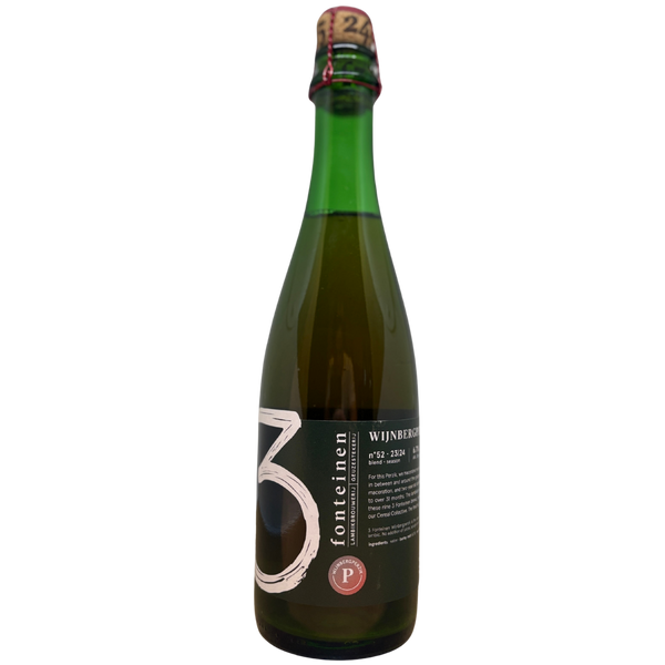 3 Fonteinen - Wijnbergperzik (Season 22|23) Blend No. 52 (37.5cl) – lambiek van 3 Fonteinen, fles 37,5 cl
