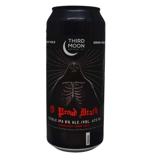 Third Moon - O Proud Death (2025) – Double IPA van Third Moon, blik 47,3 cl