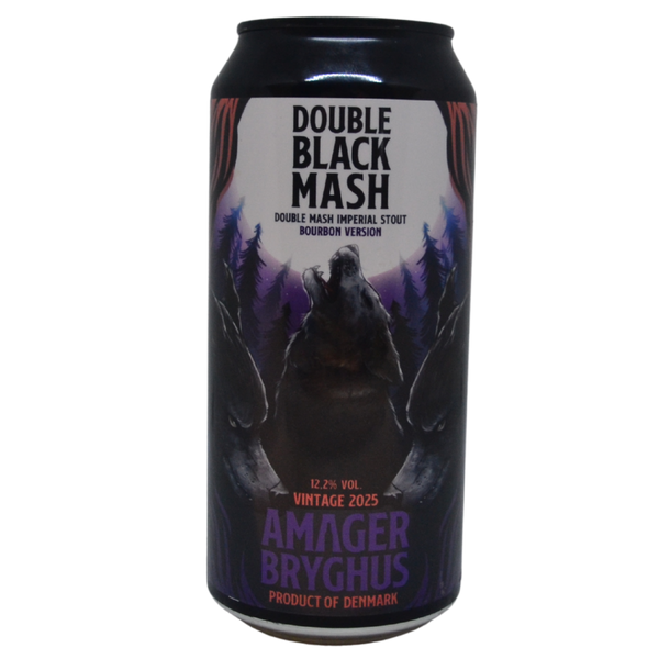 Amager - Double Black Mash 2025 – barrel aged stout van Amager, blik 44 cl