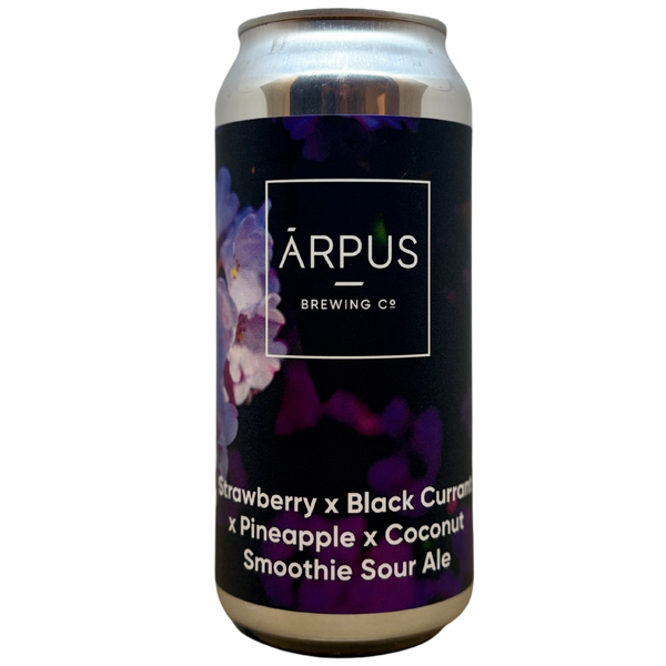 Arpus - Strawberry x Black Currant x Pineapple x Coconut Smoothie Sour Ale – smoothie sour van Arpus, blik 44 cl
