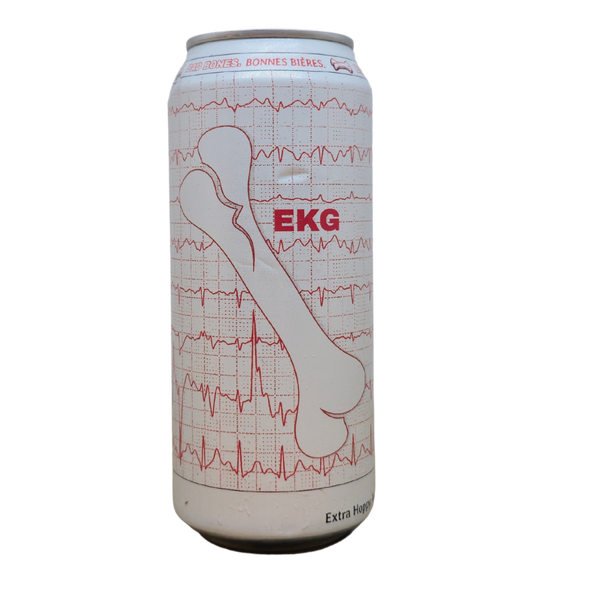Bad Bones - EKG – Double IPA van Bad Bones, blik 47,3 cl