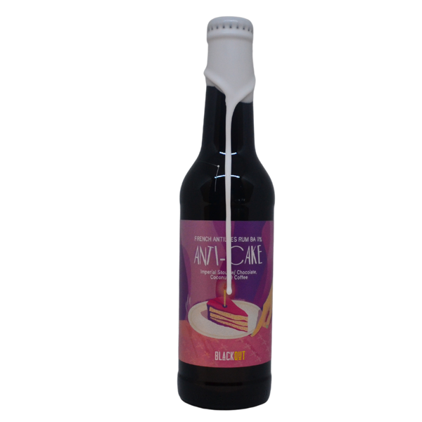 Blackout - Anti-Cake BA French Antilles Rum – barrel aged stout van Blackout, 33 cl