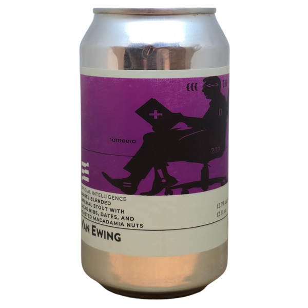 Van Ewing - Official Intelligence – barrel aged stout van Van Ewing, blik 35,5 cl