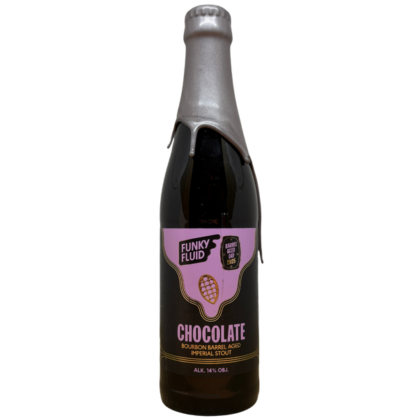 Funky Fluid - Barrel Aged Day 2025: Chocolate – barrel aged stout van Funky Fluid, 33 cl