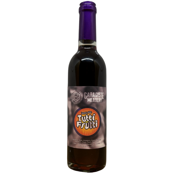 Garagiste Meadery - Barrel Aged Tutti Frutti (2024) – barrel aged mede van Garagiste Meadery, fles 37,5 cl