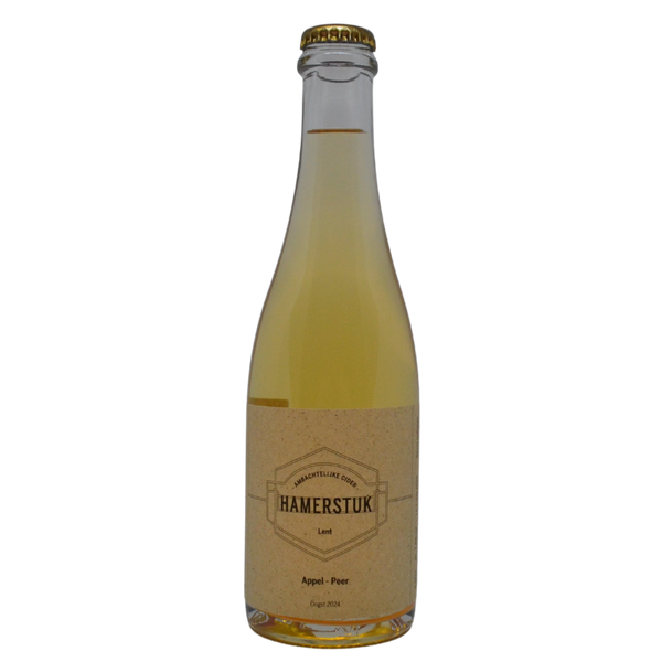 Hamerstuk - Appel - Peer (2024) – cider van Hamerstuk, fles 37,5 cl