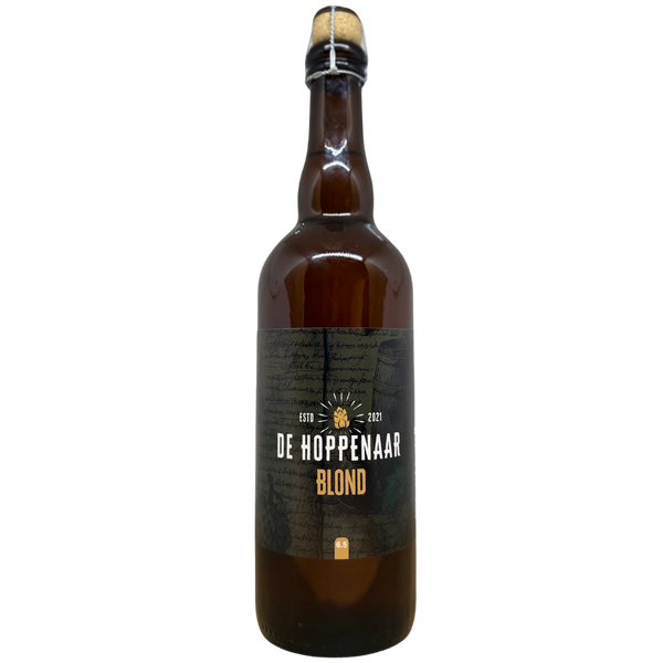 Brouwerij De Hoppenaar - Hoppenaar Blond (75cl) – blond van De Hoppenaar, fles 75 cl