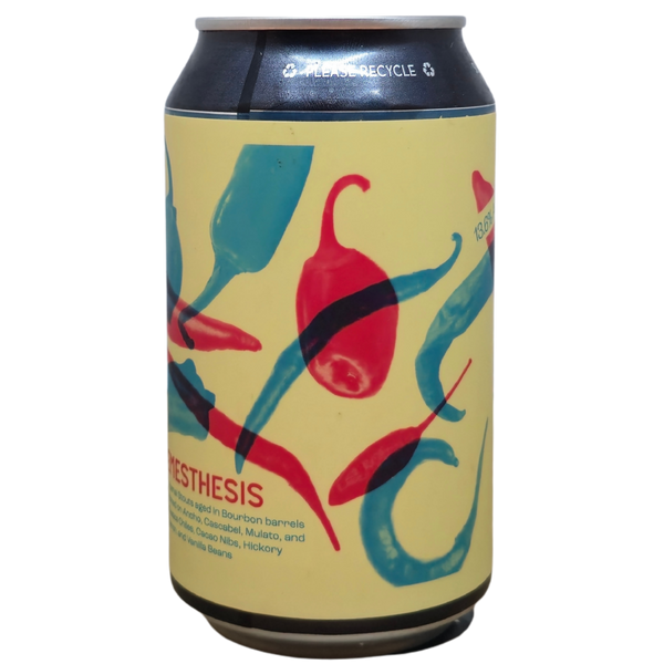 Jackie O's - Chemesthesis (2025) – barrel aged stout van Jackie O's, blik 35,5 cl
