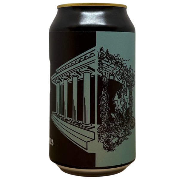 Jackie O's - Double Barrel Temple Of Minerva (2025) – barrel aged stout van Jackie O's, blik 35,5 cl