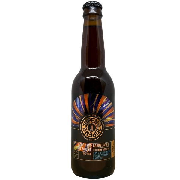 Jopen - Don't tRYE This @Home! - Peated Whisky BA – barrel aged barleywine van Jopen, 33 cl