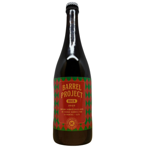 Kees - Barrel Project Bock (2025) – barrel aged bokbier van Kees, fles 75 cl