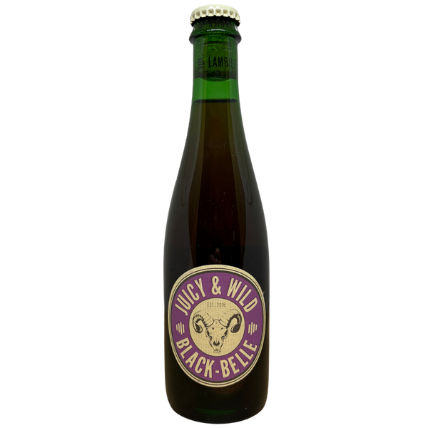 Lambiek Fabriek - Juicy & Wild Black-Belle – lambiek van Lambiek Fabriek, fles 37,5 cl