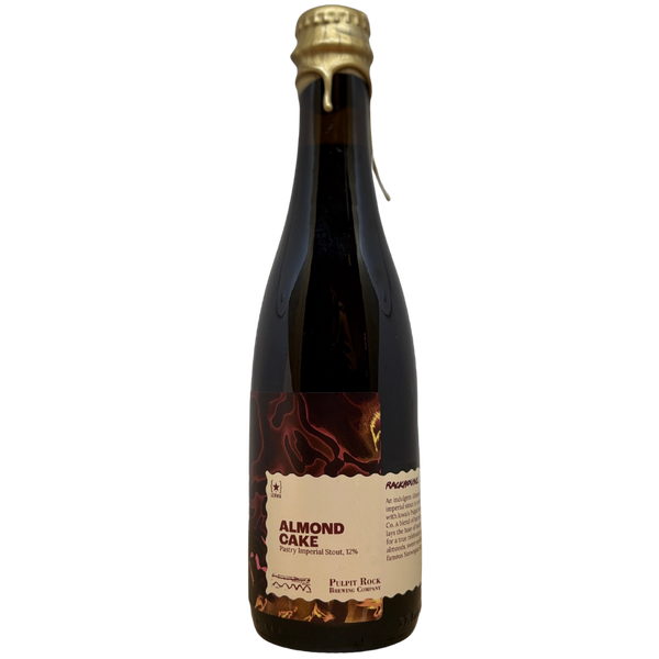 Lervig x Pulpit Rock - Almond Cake By Rackhouse – barrel aged stout van Lervig, fles 37,5 cl