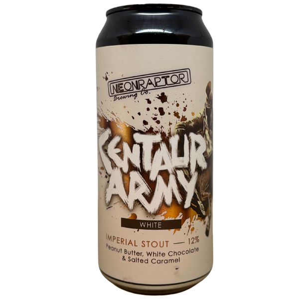 Neon Raptor - Centaur Army White – stout van Neon Raptor, blik 44 cl