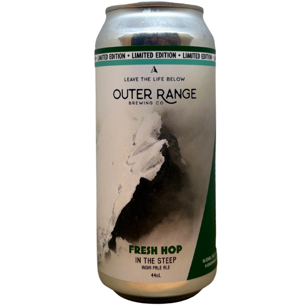 Outer Range - In The Steep - Fresh Hop – IPA van Outer Range, blik 44 cl