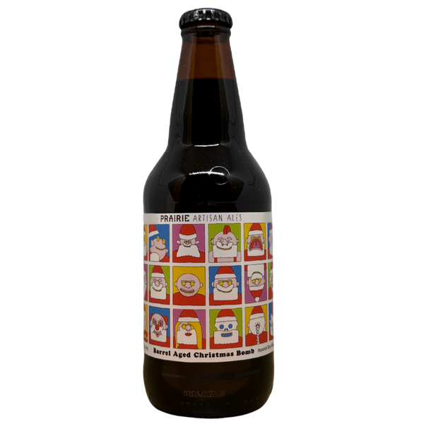 Prairie Artisan Ales - Barrel Aged Christmas Bomb – barrel aged stout van Prairie, blik 35,5 cl