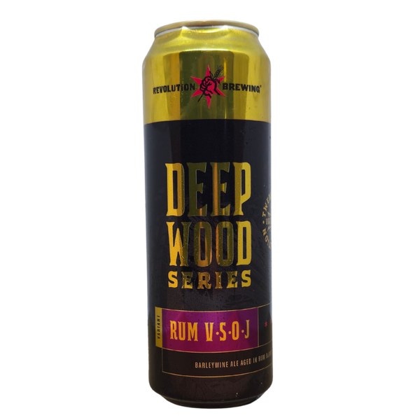 Revolution - Rum V.S.O.J. (2025) – barrel aged barleywine van Revolution, blik 56,8 cl