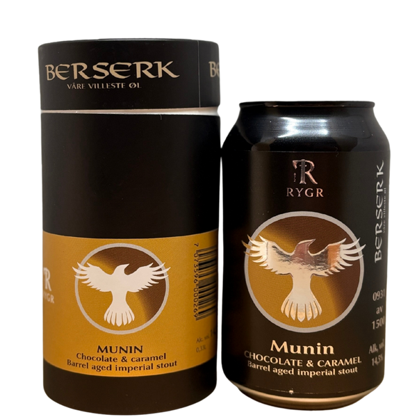 RYGR - Munin Chocolate & Caramel – barrel aged stout van RYGR, 33 cl