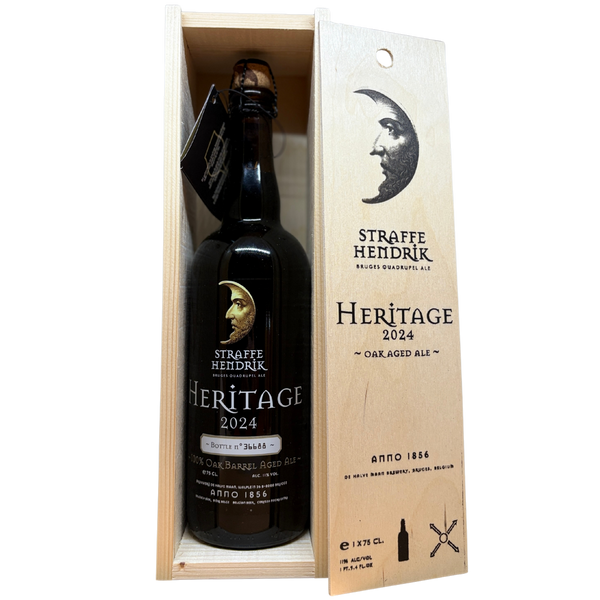 De Halve Maan - Straffe Hendrik Heritage (2024) – barrel aged quadrupel van De Halve Maan, fles 75 cl