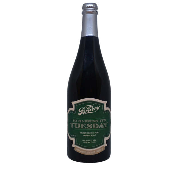 The Bruery - So Happens It's Tuesday (2021) – barrel aged stout van The Bruery, fles 75 cl