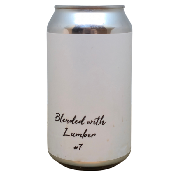 Timber Ales - Blended With Lumber #7 – barrel aged stout van Timber Ales, blik 35,5 cl