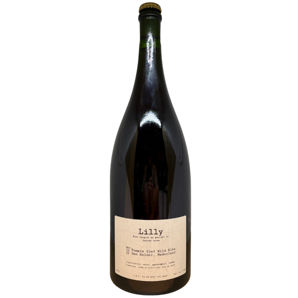 Tommie Sjef - Lilly - Magnum (2020) – barrel aged wild ale van Tommie Sjef, fles 150 cl