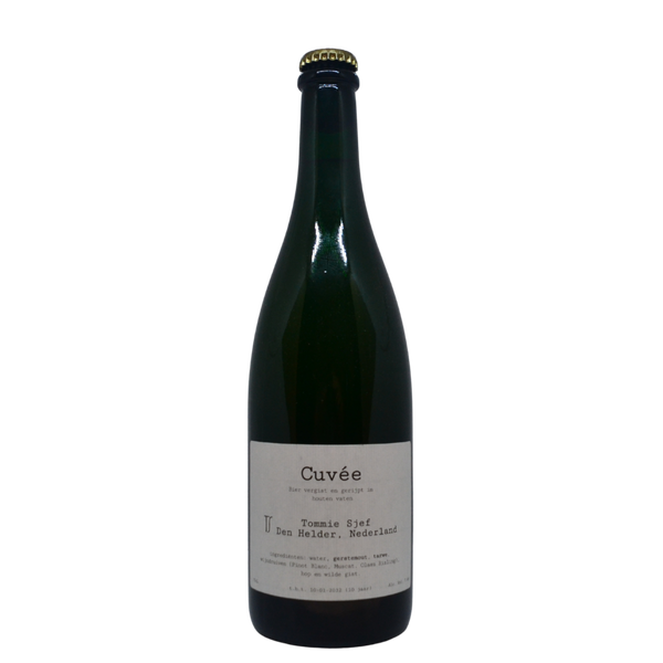 Tommie Sjef - Cuvée (2022) – wild ale van Tommie Sjef, fles 75 cl