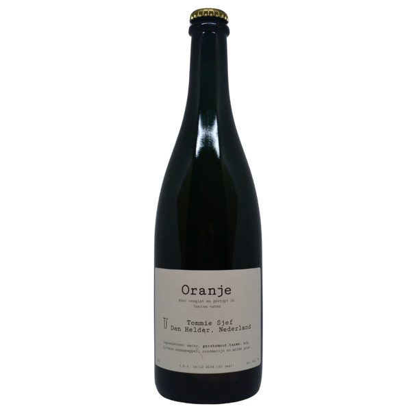 Tommie Sjef - Oranje (2024) – wild ale van Tommie Sjef, fles 75 cl