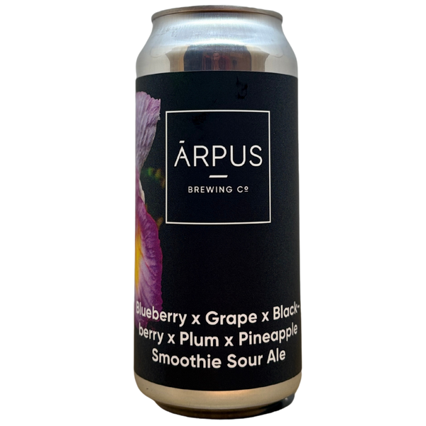 Arpus - Blueberry x Grape x Blackberry x Plum x Pineapple Smoothie Sour Ale – smoothie sour van Arpus, blik 44 cl