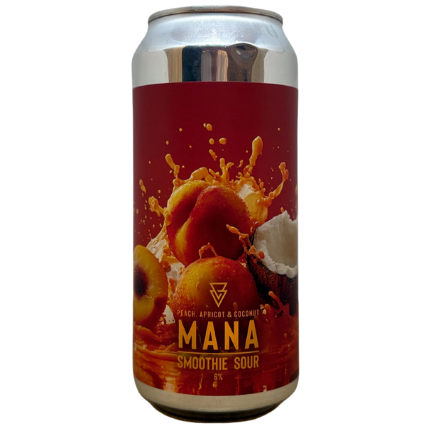 Azvex - MANA - Peach, Apricot & Coconut – smoothie sour van Azvex, blik 44 cl