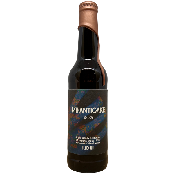 Blackout - VII-ANTICAKE – barrel aged stout van Blackout, 33 cl