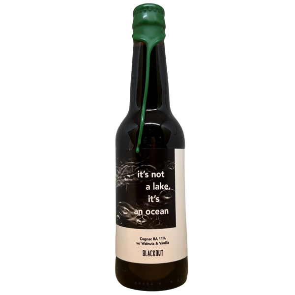 Blackout - It's Not A Lake It's An Ocean - Cognac BA – barrel aged stout van Blackout, 33 cl