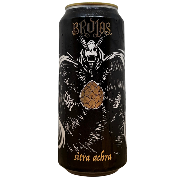 Brujos - Sitra Achra (2026) – Double IPA van Brujos Brewing, blik 47,3 cl