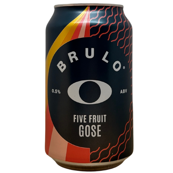 Brulo - Five Fruit Gose – alcoholvrij bier van Brulo, 33 cl