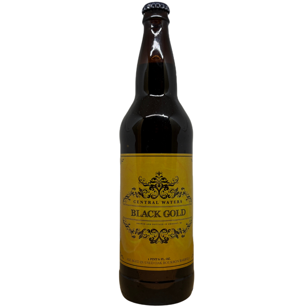 Central Waters - Black Gold (2025) – barrel aged stout van Central Waters, fles 65 cl