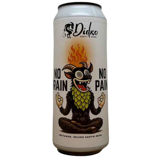 Didko - No Brain, No Pain – West Coast IPA van Didko, 50 cl