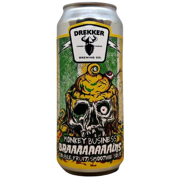 Drekker - Braaaaaaaains - Monkey Business – smoothie sour van Drekker, blik 47,3 cl