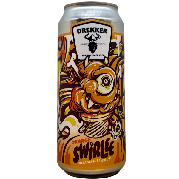 Drekker - Swirlee - Orange Creamsicle – smoothie sour van Drekker, blik 47,3 cl