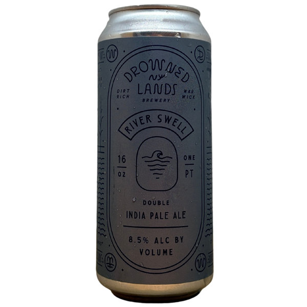 The Drowned Lands - River Swell – Double IPA van The Drowned Lands, blik 47,3 cl