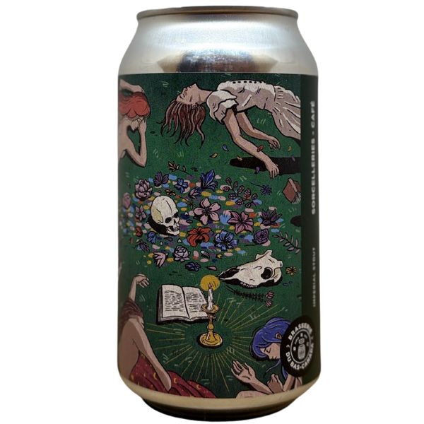 Brasserie Du Bas - Sorcelleries - Café – barrel aged stout van Brasserie Du Bas, blik 35,5 cl