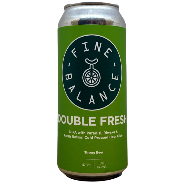 Fine Balance - Double Fresh – Double IPA van Fine Balance, blik 47,3 cl