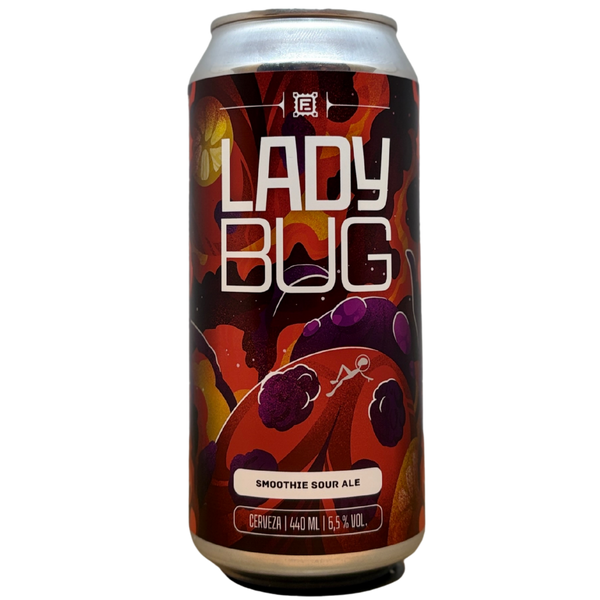 Fermi Cervejas - Ladybug - Morning Glory Series – smoothie sour van Fermi Cervejas, blik 44 cl
