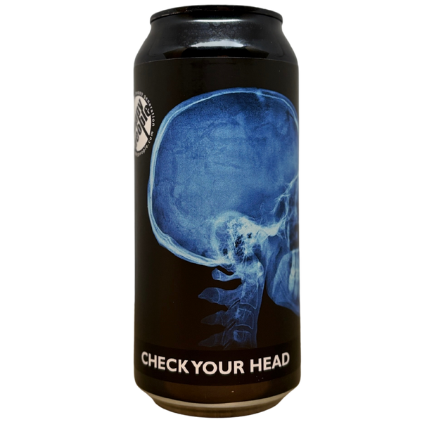 Hoppy People x Brewski - Check Your Head – Double IPA van Hoppy People, blik 44 cl