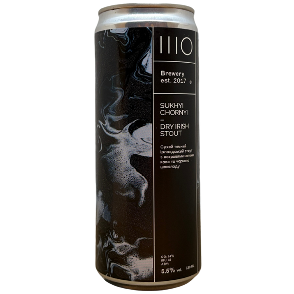 SHO Brewery (IIIO) - Sukhyi Chronyi – stout van SHO Brewery (IIIO), 33 cl