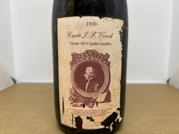 Cantillon - Cuvée J F Vonck – lambiek van Cantillon, fles 75 cl