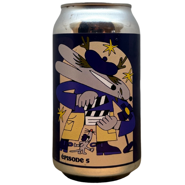 Jackalhop x Brasserie Du Bas x Nano Cinco x Counterpart - Épisode 5 – stout van Jackalhop, blik 35,5 cl