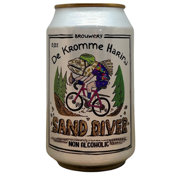 Kromme Haring - Sand Diver 0.3 – alcoholvrij bier van Kromme Haring, 33 cl