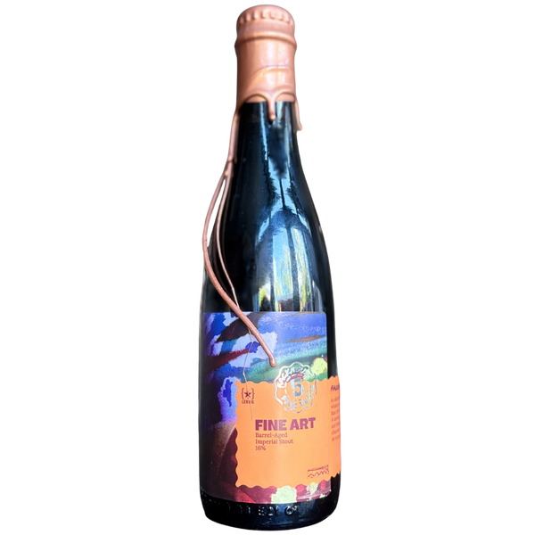 Lervig - Fine Art By Rackhouse – barrel aged stout van Lervig, fles 37,5 cl
