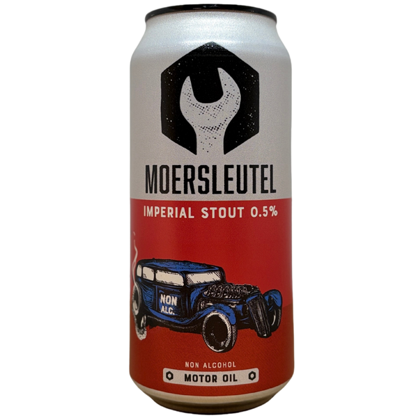 Moersleutel - Non Alcoholic Motor Oil – alcoholvrij bier van Moersleutel, blik 44 cl